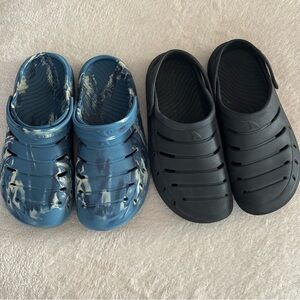 Two Pairs of Walmart Crocs